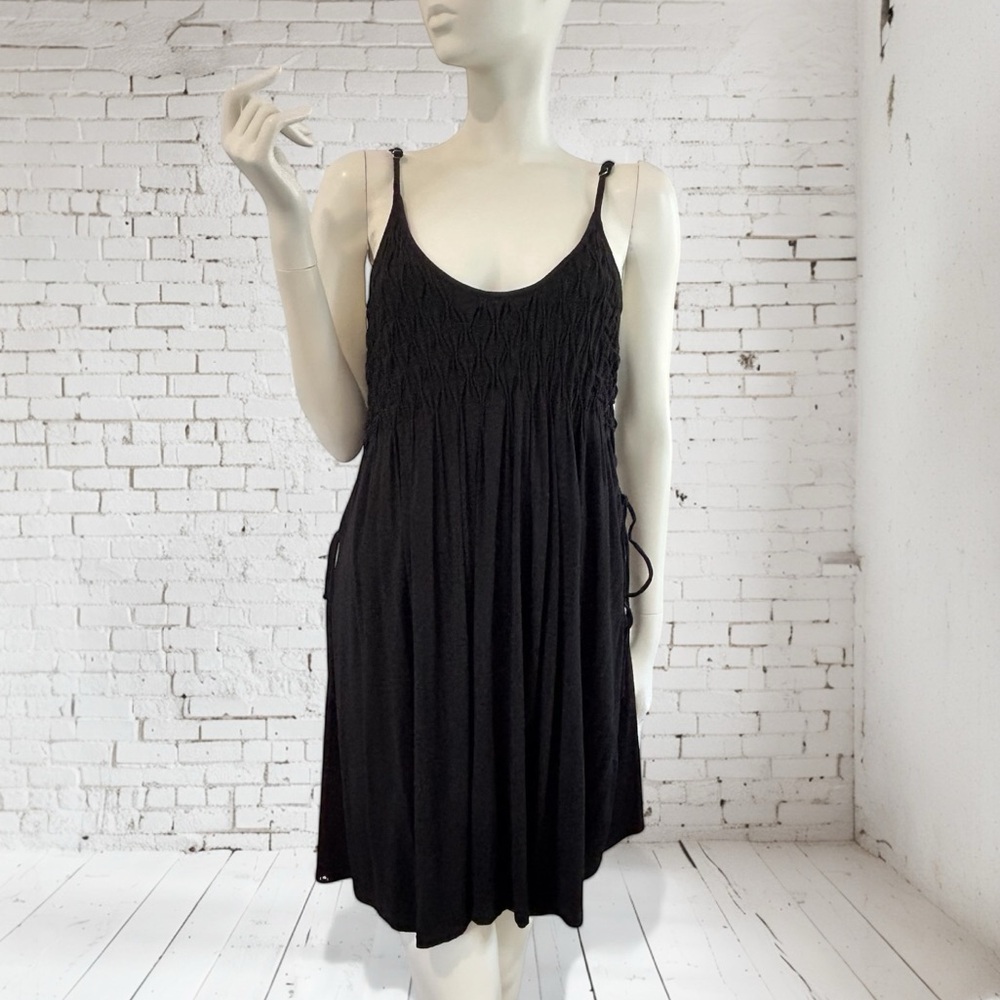 Seafolly Smocked Beach Dress Cover-up
